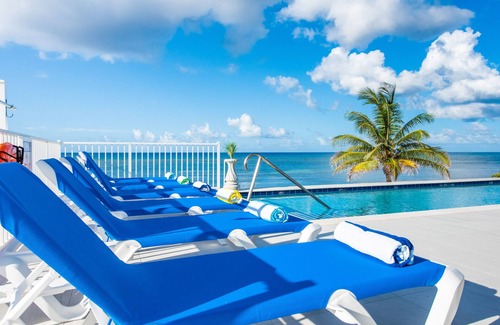 North Side Villa | Beautiful Modern Villa with Breathtaking Caribbean Sea Views and Oceanfront Pool