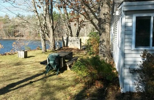Manchester Hütte | Schöne ganzjährige Westlage Cottage am Maine Lake mit Dock