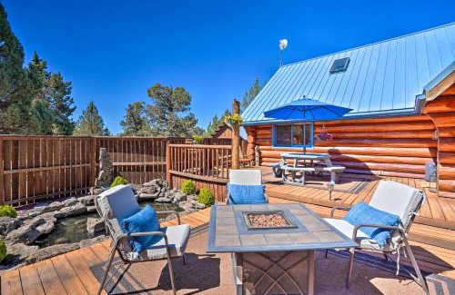 Bend Haus | Bend Log Cabin with Cascade Mountain Views!