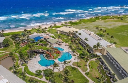 Hanamaulu Eigentumswohnung | BEST Ocean View on Property 2 Queen beds Beachfront Resort, restaurant's on site