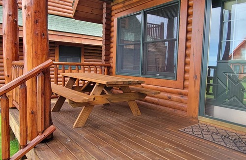 Cheboygan Kabine | MACKINAW CITY - SEE HURON - charmante Blockhütte