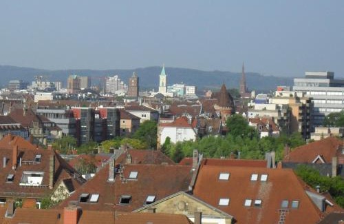 Weststadt Sudlicher Teil Wohnung | Blick über Karlsruhe - Ferienwohnung Panorama