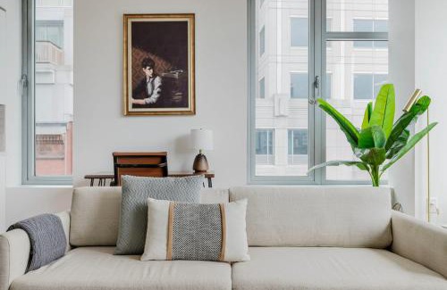 Chinatown Wohnung | Blueground FiDi gym coffee bar security wd BOS-1085