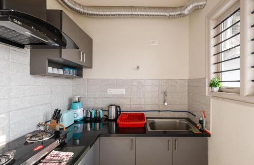 HSR Layout Wohnung | BluO Park View 1BHK HSR Layout - Terrace Garden