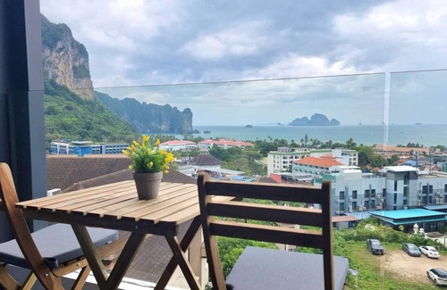 Krabi Wohnung | Bo401 Paradise Sea View 2 Bedrooms Plus 2bathrooms at Center Ao Nang