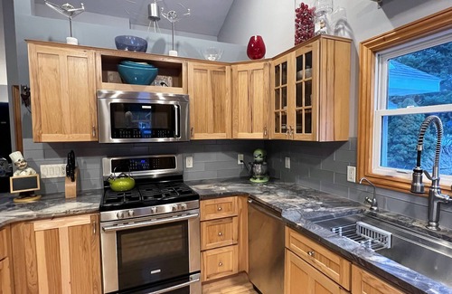 Mayfield Haus | Boardman River, Firepit, Game Room, Hot tub, Sauna