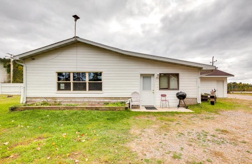 Rhinelander Haus | Boat Dock and Fire Pit Lakefront Monico Home!