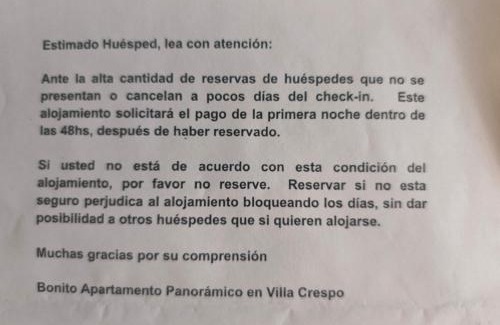 Villa Crespo Wohnung | Bonito Apartamento Panoramico en Villa Crespo