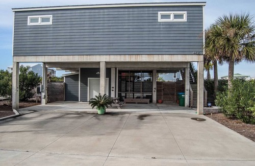 Cape San Blas Haus | Bow Wow Bungalow - Golfblick mit umzäuntem Garten