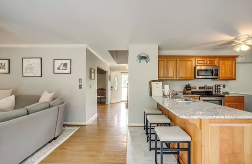 St. Michaels Haus | Brand-New Pool! Waterfront Bozman Village Home