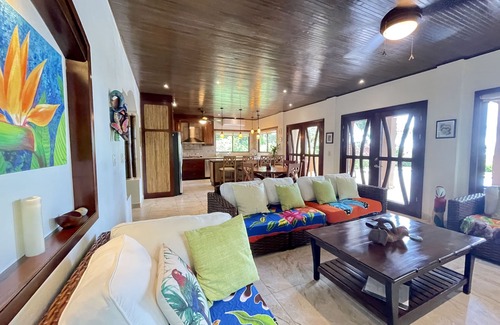 Ballena Haus | OCEANVIEW IN PRIMARY JUNGLE! 3 Meister! Gated PRIVATER FLUSS UND WASSERFÄLLE.