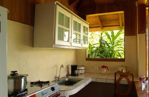 Drake Bay Haus | Bungalow Casa Bosque mit Balkon und Meerblick