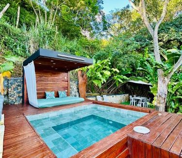 Sopetran Haus | Cabaña Cedro Amarillo - moderna con jacuzzi en Sopetran, cerca de Medellín
