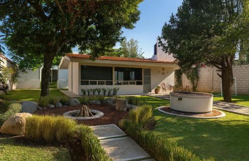 Atlixco Haus | Cabaña con palapa y fogata