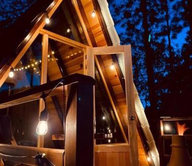 San Jose del Pacifico Skihütte | Cabaña privada en el bosque, cerca al rio Starlinkk