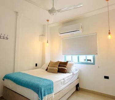 Puerto Triunfo Haus | Cabaña Villa Jardín - Aldea Doradal - Santorini Colombiano