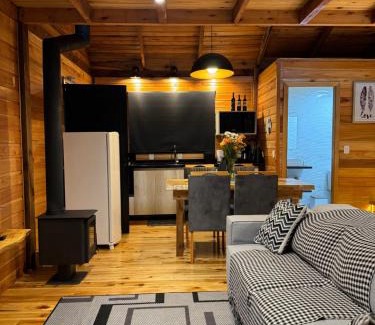 Nova Petropolis Wohnung | Cabana Rústica com vista para as Montanhas