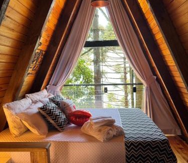 Nova Petropolis Wohnung | Cabanas da Mata Com Vista para as Montanhas na Serra Gaúcha