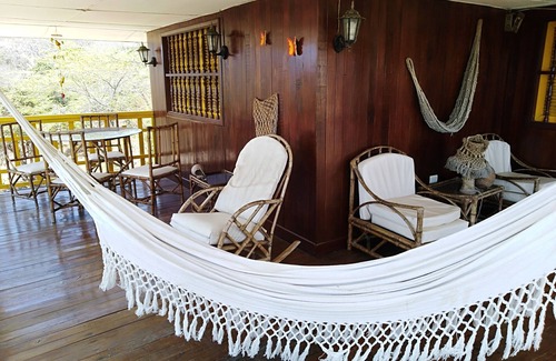 Tubara Haus | Kabine mit Blick auf das Meer und den Wald