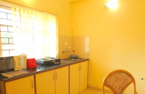Saunta Vaddo Wohnung | Calangute, Goa, Kyle Gardens, Erdgeschoss Apt in schöner Anlage
