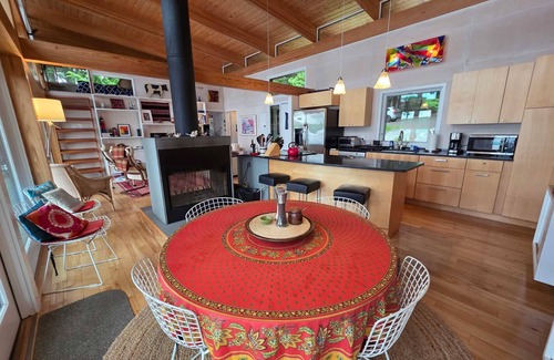 Mount Desert Hütte | Camp Shulman - elegant new cottage on Long Pond