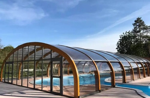 Pont-de-Poitte Haus | Camping Les Pêcheurs *** - 4-Zimmer-Mobilheim Declik 6 Personen