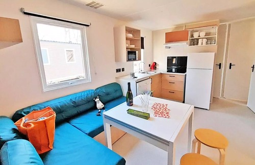 Bauduen Haus | Camping Tikayan Rives du Lac de Sainte Croix*** - Mobile home Maryland Comfort 5 rooms 8/10 people Air-conditioned