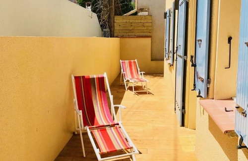 Le Port Haus | Canétoise 100 m vom Meer entfernt, 2 bis 7 Personen, Klimaanlage, privater Parkplatz.