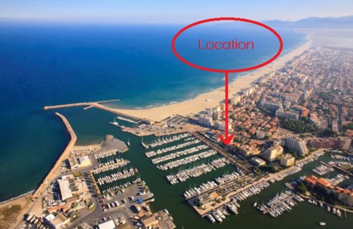 Le Port Haus | Canétoise 100 m vom Meer entfernt, 2 bis 7 Personen, Klimaanlage, privater Parkplatz.