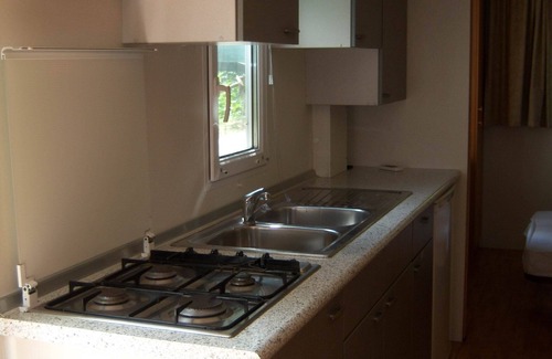 Palazzuolo sul Senio Wohnmobilvermietung | Caravana "Le Sorgenti - Mobile Home 55" con vistas a la montaña, jardín y aire acondicionado