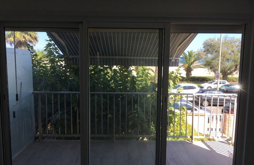 Le Grand Large Wohnung | Carrera T2 F2 überquert 3 Gesichter an der Küste von Canet Sud. Kostenlose Parkplätze.