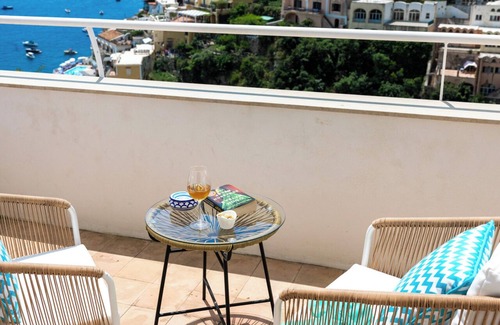 Positano City Centre Haus | Das CASA BLÙ DAMA befindet sich in zentraler Lage im Herzen von Positano und bietet eine wunderschöne Aussicht