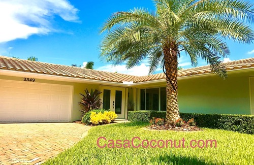 East Fort Lauderdale Haus | CASA COCONUT *** Gehen Sie zu BEACH & Lauderdale-By-The-Sea! Resort Style Startseite!