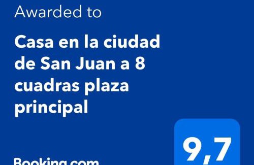 San Juan Haus | Casa en San Juan céntrica a 8 cuadras plaza principal