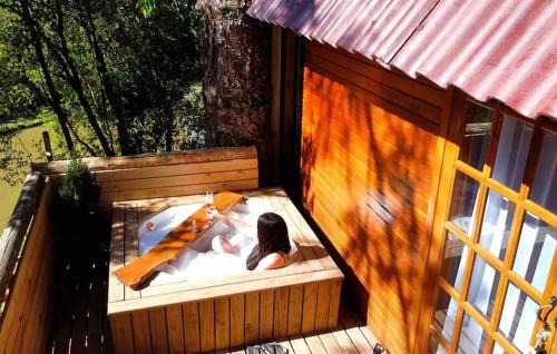 Santa Helena Skihütte | Casa na árvore com hidro, piscina, trilha, cavalo