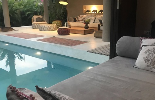 Playa Hermosa Cobano Villa | Casas de Agua - Villa Agua Clara - Designerhaus. Wanderweg zum Strand.