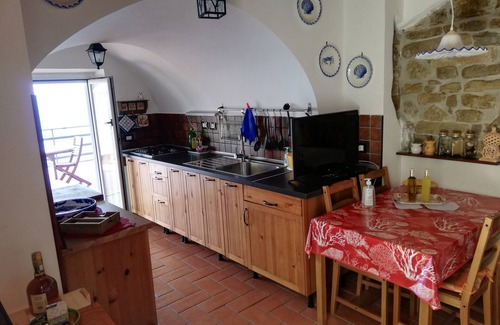 Castellabate Historic Centre Wohnung | Castellabate - Panoramic apartment overlooking the Gulf of Salerno