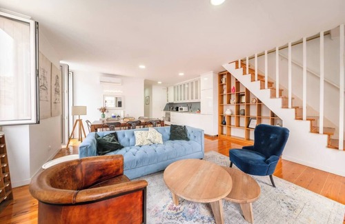 Socorro Wohnung | Castle-View Penthouse Duplex in Lisbon