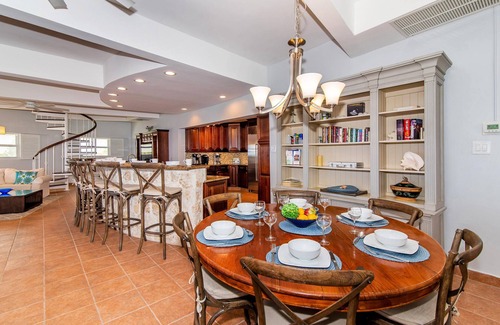 Gun Bay Haus | Cayman Castle: Gated Family Estate w/Infinity Pool, Private Beach, Free Kayaks
