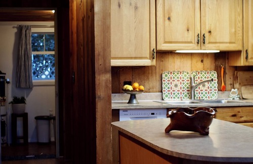 Longbranch Kabine | Cedar A-Frame with sunset views over the cove