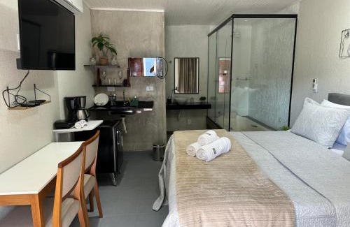 Penedo Kabine | Chalé 01 com hidro e cozinha no coração de Penedo