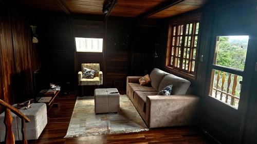 Recanto Araucaria Haus | Chalé Aconchego na Natureza- rústico, confortável e bem localizado