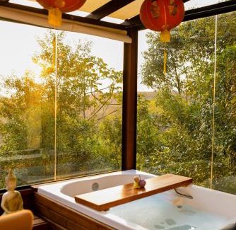 Tres Coroas Wohnung | Chalé com Hidromassagem Próximo ao Templo Budista