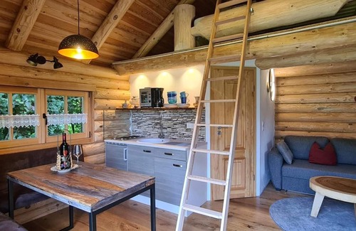 Bad Brambach Skihütte | Chalet 'Am See' with Mountain View, Private Terrace and Wi-Fi