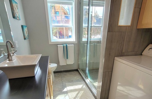 Shannon Skihütte | Chalet avec spa et vue sur la rivière Jacques-Cartier