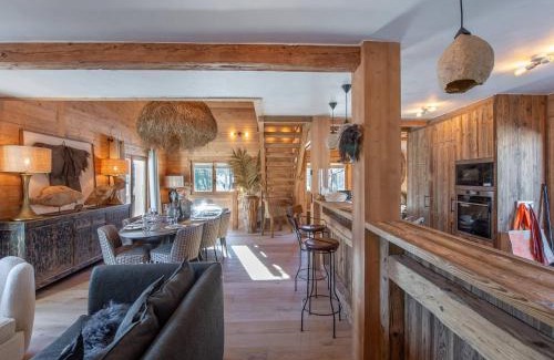 Demi-Quartier Skihütte | Chalet Chic Rénové à Proximité des Pistes – 5 Chambres pour 11 Personnes - FR-1-569-36