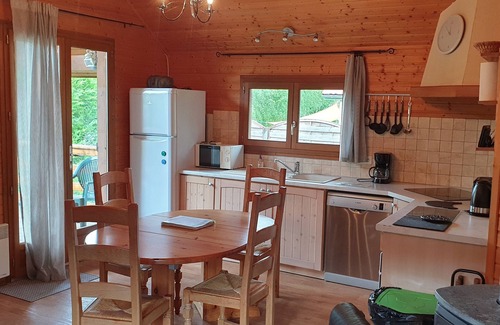 Doucier Skihütte | Berghütte-Komfort-Nasszelle-Gartenblick-clévacances 3 clés