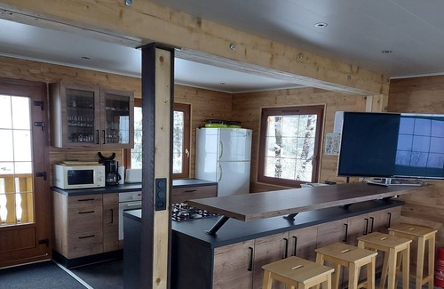 Les Planches-en-Montagne Skihütte | chalet panoramic view