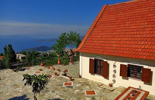 Portaria Skihütte | Chalet Orfeas -Portaria | magic View, Garden 1000m2 , jacuzzi