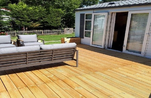 Goedereede Skihütte | Chalet bis 5 P. mit privatem Gartenstrand und großen Veranden.Viel Privatsphäre.
